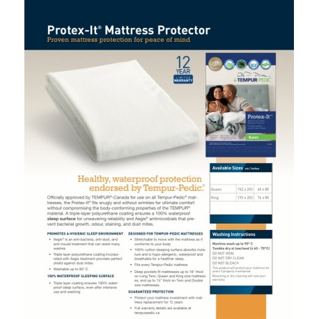 Tempurpedic Protex It Pad Furniture Superstore Edmonton Alberta Canada